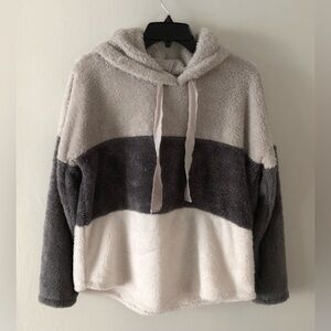 True Self Colorblock Plush Hoodie